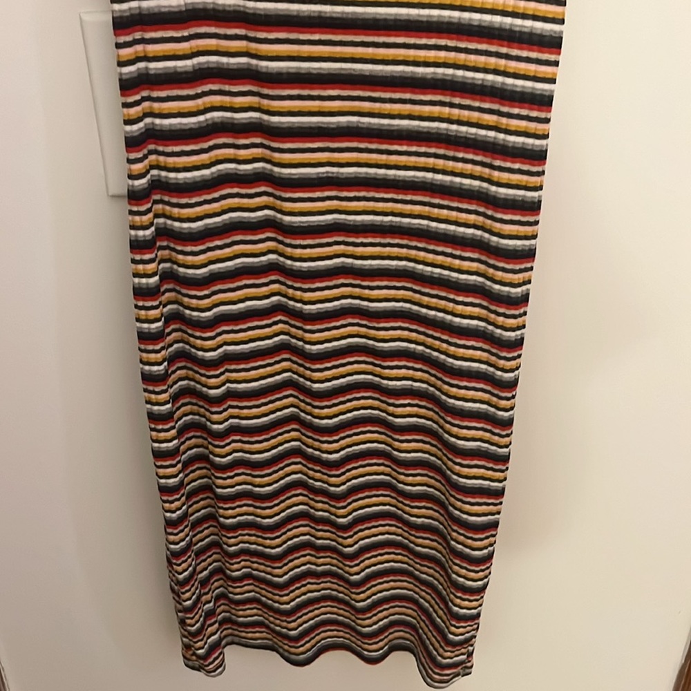 Multi-Colored Striped Mini Dress - Picture 2 of 4